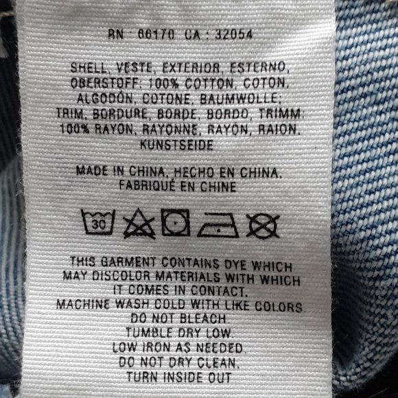 Holding Horses Denim Patchwork Short Sleeve Collar Shift Dress Blue Size 2 - Picture 14 of 15